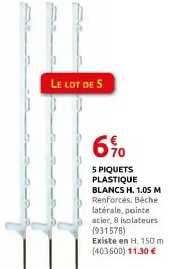 Promotion Exclusives de 3
Piquets : Découvrez l'Offre incontournable