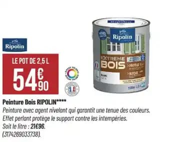 Promotion Exclusives de 3
Peinture bois : Découvrez l'Offre incontournable