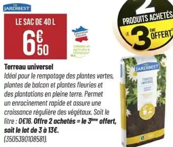 Terreau universel 40 L