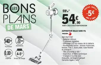 Promotion Exclusives de 74
Aspirateur : Découvrez l'Offre incontournable