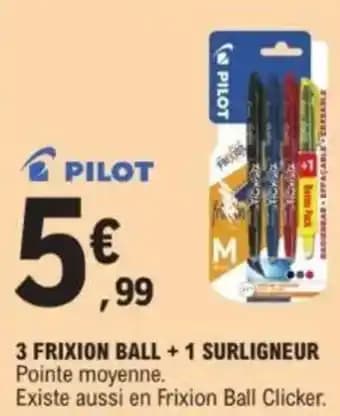 Promotion Exclusives de 4
Pilot : Découvrez l'Offre incontournable