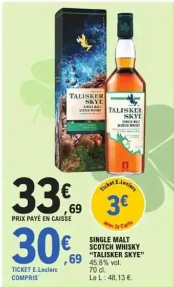 Promotion Exclusives de 5
Malt scotch whisky : Découvrez l'Offre incontournable