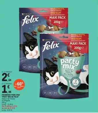 "PARTY MIX DE FELIX" Friandises pour chat