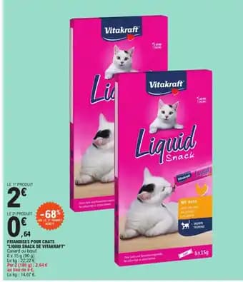 "LIQUID SNACK DE VITAKRAFT" Friandises pour chats
