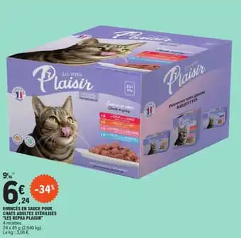 Promotion Exclusives de 2
Repas pour chats : Découvrez l'Offre incontournable