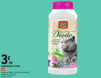 RIGA Désodorisant litière