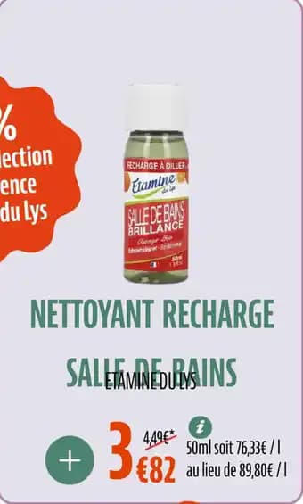 Nettoyant recharge salle de bains etamine du lys 50 ml