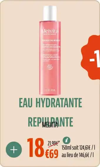 Eau hydratante repulpante 150 ml