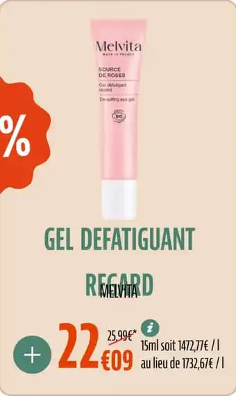 Gel défatigant regard 15 ml