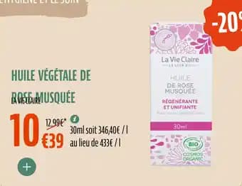 Promotion Exclusives de 4
Huile végétale : Découvrez l'Offre incontournable