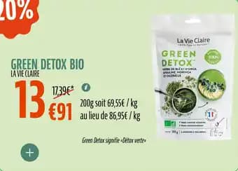 Green detox bio 200 g