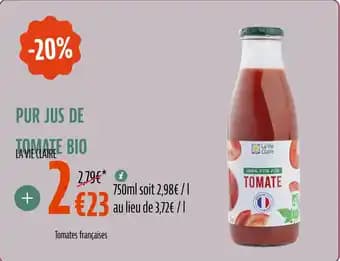 Promotion Exclusives de 4
Jus bio : Découvrez l'Offre incontournable