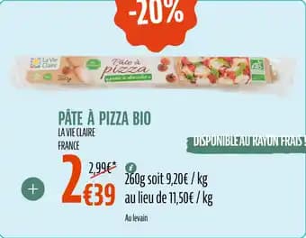 Promotion Exclusives de 5
Pâte à pizza : Découvrez l'Offre incontournable