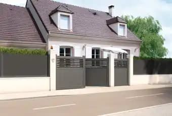 Portail aluminium battant vento