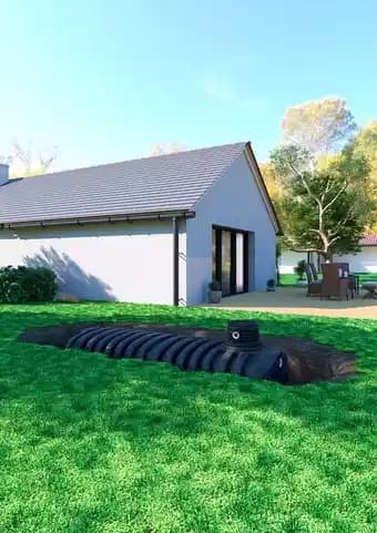 Récupérateur d'eau enterré 3 500 l