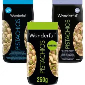 WONDERFUL SUR TOUTES LES PISTACHES