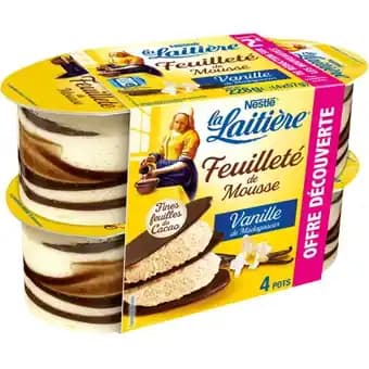 LA LAITIÈRE Feuilleté de mousse La laitière Offre découverte