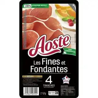 AOSTE Jambon sec Les Fines et Fondantes