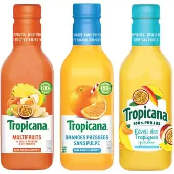 TROPICANA SUR TOUS LES JUS FRAIS