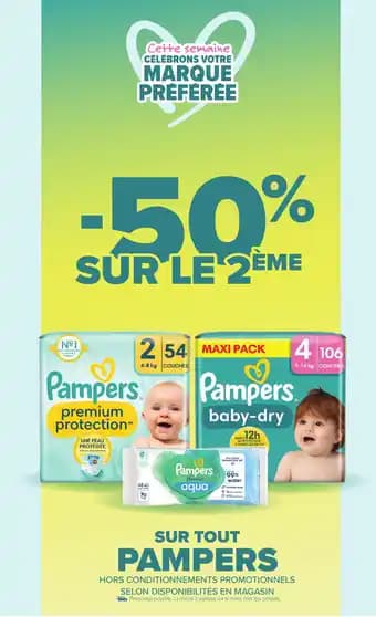 Sur tout pampers