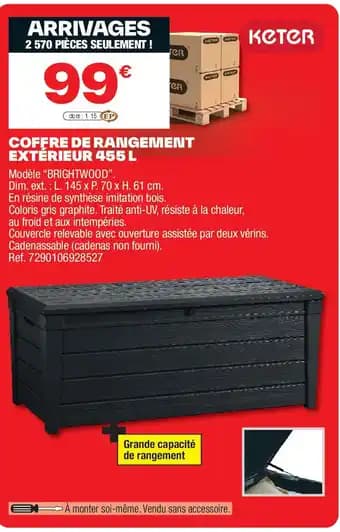 Promotion Exclusives de 26
Coffre : Découvrez l'Offre incontournable