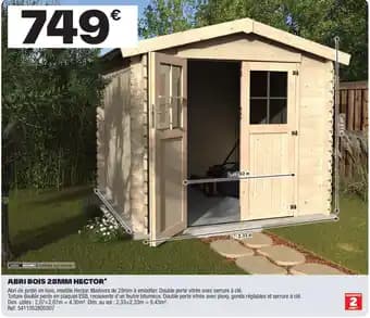 Promotion Exclusives de 4
Abri bois : Découvrez l'Offre incontournable