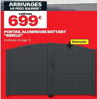 Promotion Exclusives de 15
Portail : Découvrez l'Offre incontournable