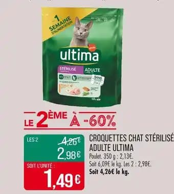 Promotion Exclusives de 14
Croquettes chat sterilise : Découvrez l'Offre incontournable
