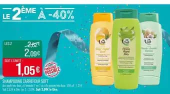Promotion Exclusives de 61
Shampooing : Découvrez l'Offre incontournable