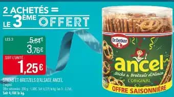 DR.OETKER Sticks et bretzels d'alsace ancel