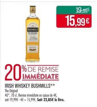 Promotion Exclusives de 27
Whiskey : Découvrez l'Offre incontournable