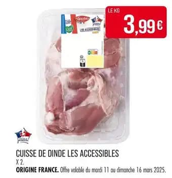 Promotion Exclusives de 1
Cuisse de dinde : Découvrez l'Offre incontournable