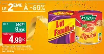 PANZANI Ravioli sauce tomate