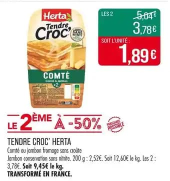 Promotion Exclusives de 64
Herta : Découvrez l'Offre incontournable