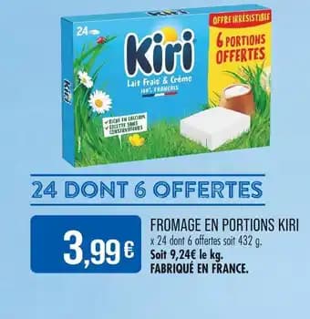 Promotion Exclusives de 2
Fromage en portions : Découvrez l'Offre incontournable