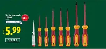 PARKSIDE Set de tournevis 1000 V