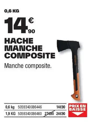 MAGNUSSON  Hache manche composite