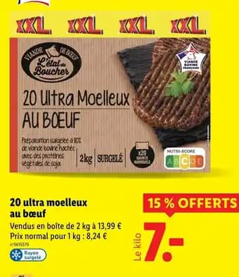 Promotion Exclusives de 77
Boeuf : Découvrez l'Offre incontournable