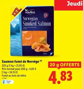 Promotion Exclusives de 5
Saumon de norvège : Découvrez l'Offre incontournable