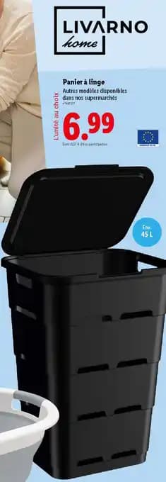 LIVARNO home Panier à linge