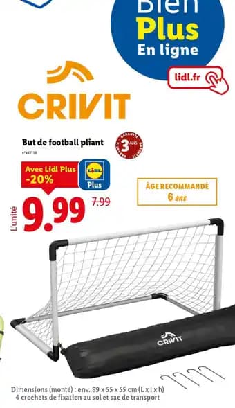 Promotion Exclusives de 1
But de football : Découvrez l'Offre incontournable