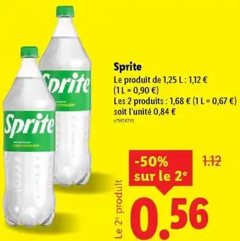 Promotion Exclusives de 4
Sprite : Découvrez l'Offre incontournable