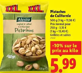 Pistaches de Californie 500 g