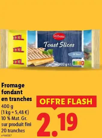 Fromage fondant en tranches 400 g