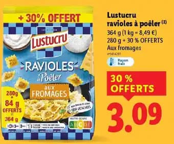 Promotion Exclusives de 1
Ravioles : Découvrez l'Offre incontournable