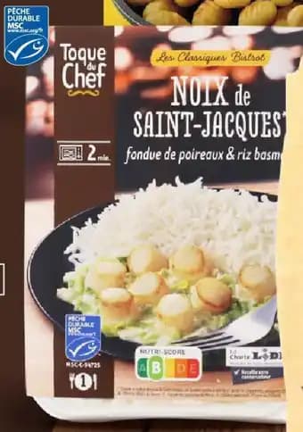 Promotion Exclusives de 4
Noix saint jacques : Découvrez l'Offre incontournable