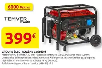 Promotion Exclusives de 2
Groupe électrogène : Découvrez l'Offre incontournable