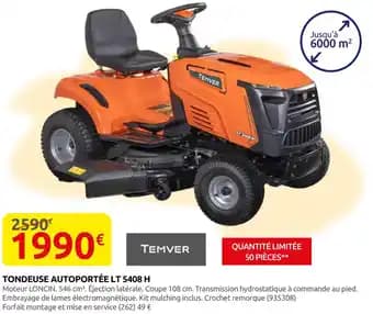 Promotion Exclusives de 18
Tondeuse autoportee : Découvrez l'Offre incontournable