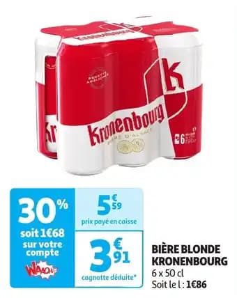 Promotion Exclusives de 5
Kronenbourg : Découvrez l'Offre incontournable