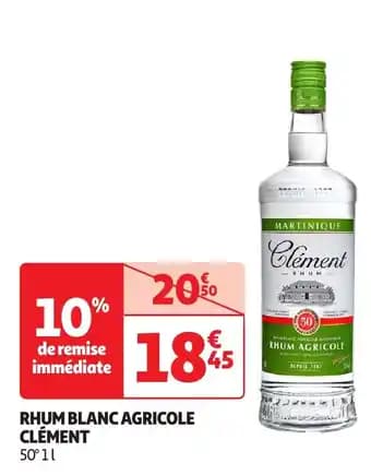 Promotion Exclusives de 1
Rhum blanc agricole : Découvrez l'Offre incontournable